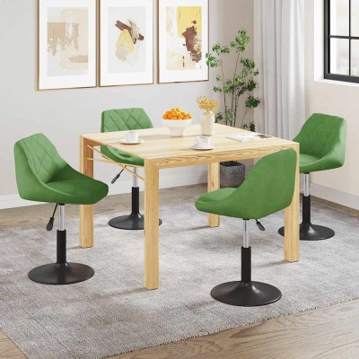 Swivel dining chairs, 4...