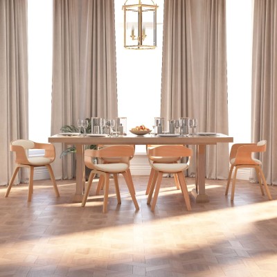 Dining room chairs, 6 pcs.,...