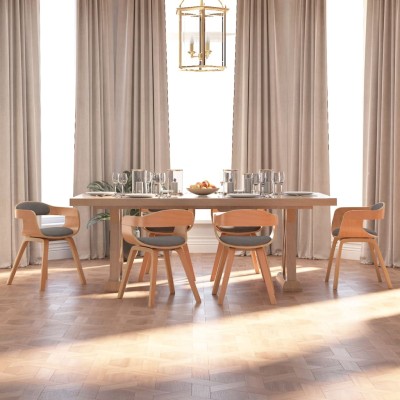 Dining room chairs, 6 pcs.,...