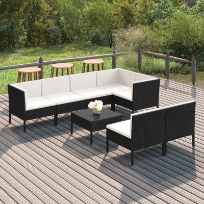 Garden set with cushions, 8...