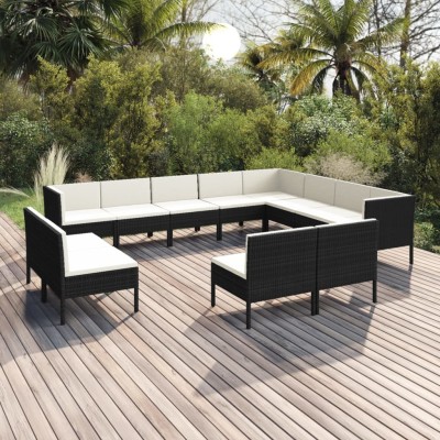 Garden set with cushions,...