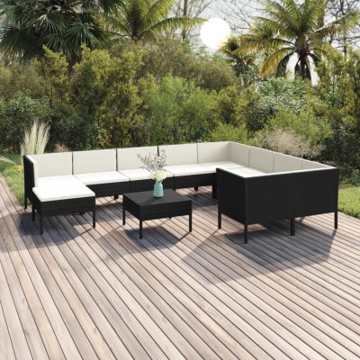 Garden set with cushions,...
