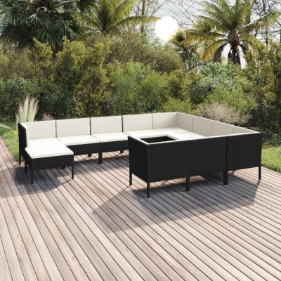 Garden set with cushions,...