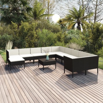 Garden set with cushions,...