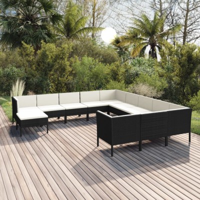 Garden set with cushions,...