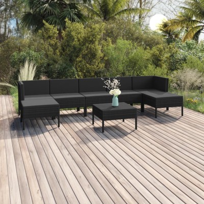 Garden set with cushions, 8...