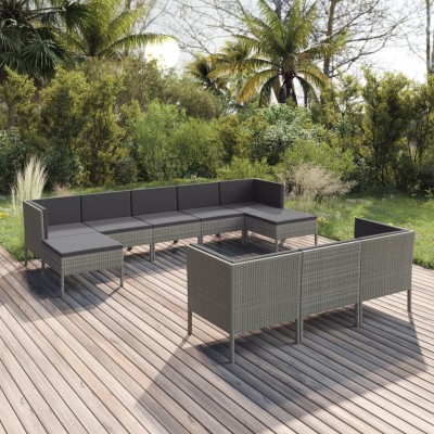 Garden set with cushions,...