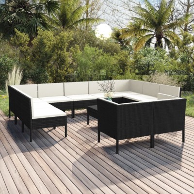 Garden set with cushions,...