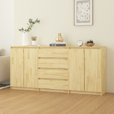 Side cabinets, 3 units,...
