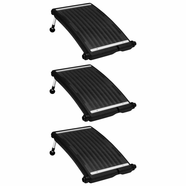 Solar pool heating panels, 3 pcs.