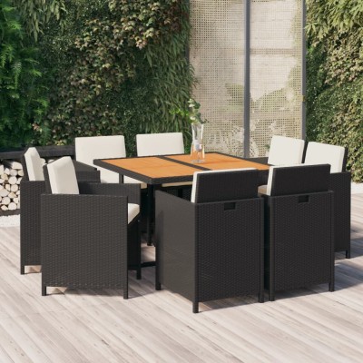 Garden set with cushions, 9...