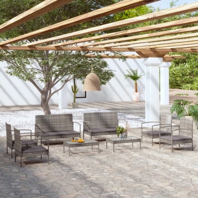 Garden set with cushions, 8...
