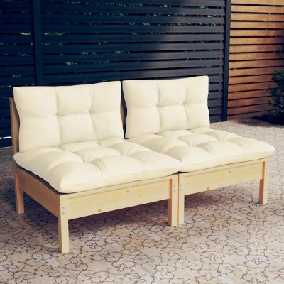 Double garden sofa with...