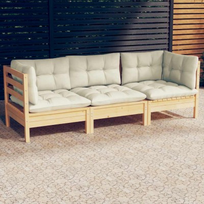 Three-seater garden sofa...