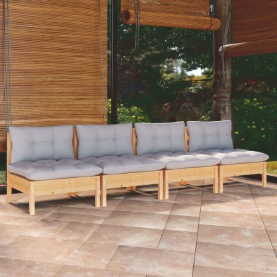 Four-seater garden sofa...