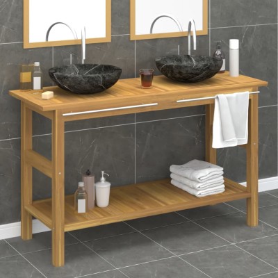 Bathroom cabinet with black...