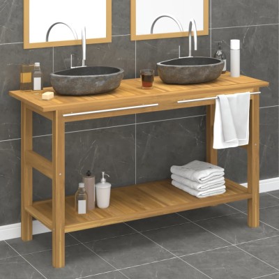 Bathroom cabinet with river...