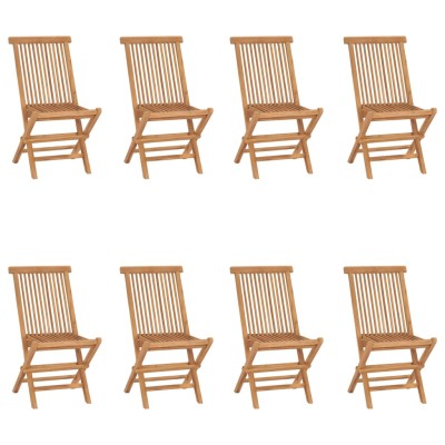 Folding garden chairs, 8...