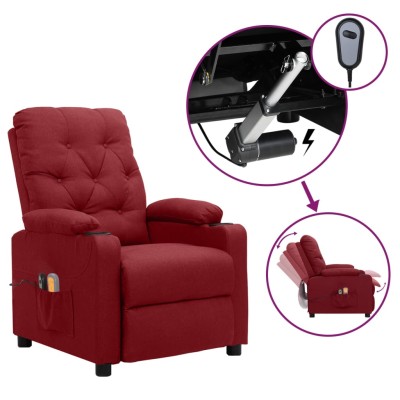 Electric massage chair, red...