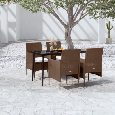 Garden set with cushions, 5...