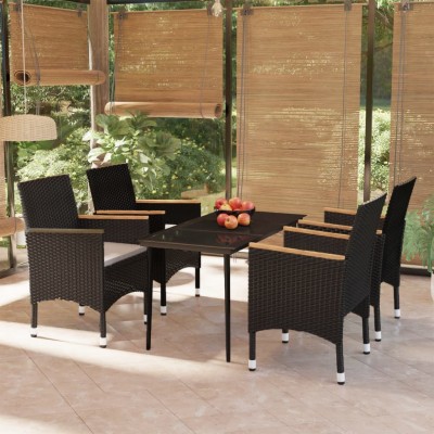 Garden dining set with...