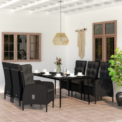 Garden set with cushions, 7...