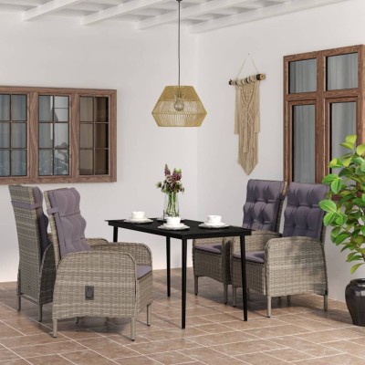 Garden set with cushions, 5...