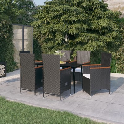 Garden set with cushions, 7...