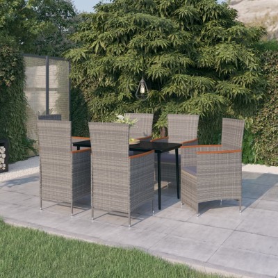 Garden dining set with...