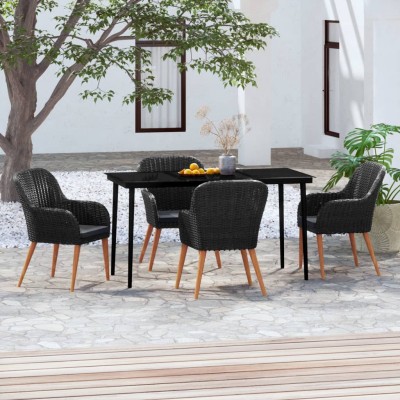 Garden dining set with...