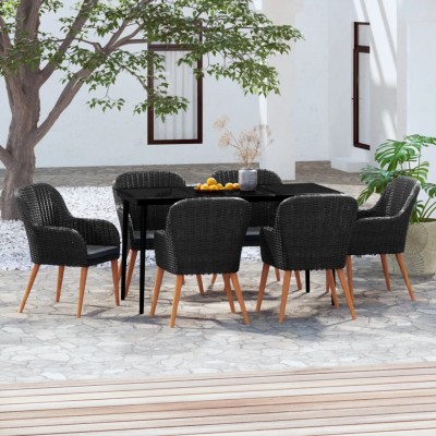 Garden set with cushions, 7...