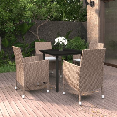 Garden set with cushions, 5...
