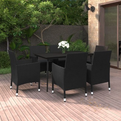 Garden set with cushions, 7...