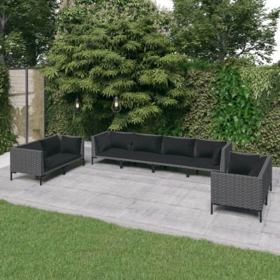 Garden set with cushions, 8...