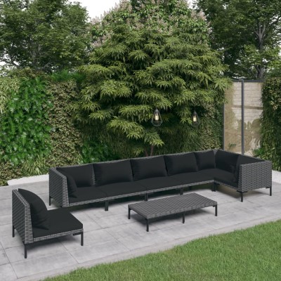 Garden set with cushions, 8...
