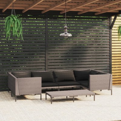 Garden set with cushions, 7...