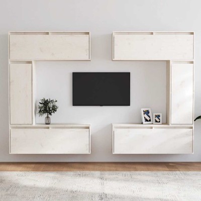 TV cabinets, 6 units,...