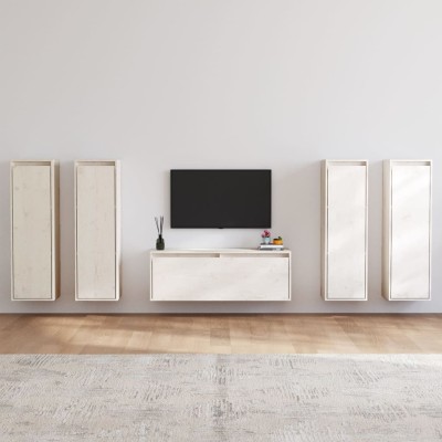 TV cabinets, 5 units,...