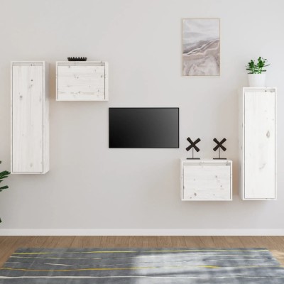 TV cabinets, 4 units,...