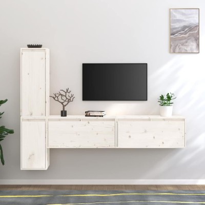 TV cabinets, 4 units,...
