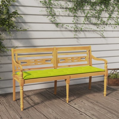 Batavia bench with green...