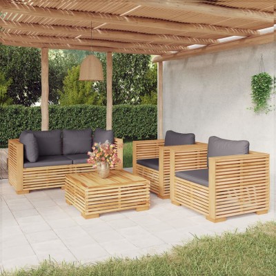 Garden lounge set with...