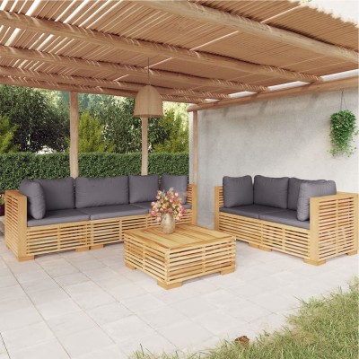 Garden lounge set with...