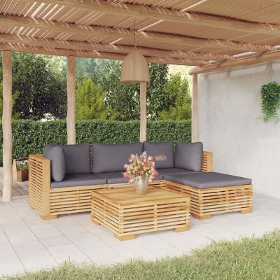Garden lounge set with...