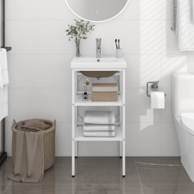Bathroom vanity frame with...