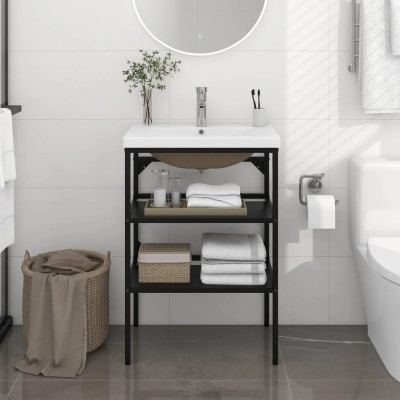 Bathroom vanity frame with...