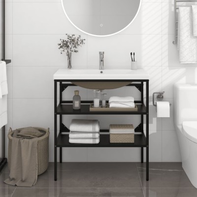 Bathroom vanity frame with...