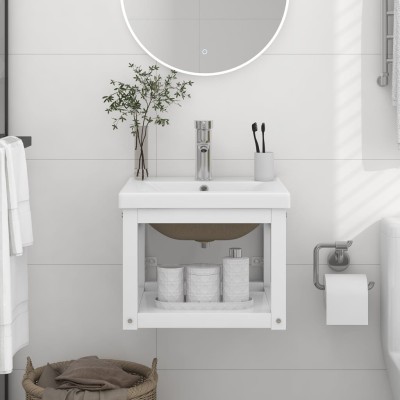 Bathroom vanity frame with...