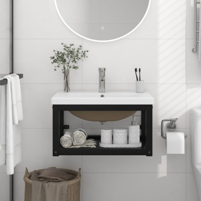 Bathroom vanity frame with...