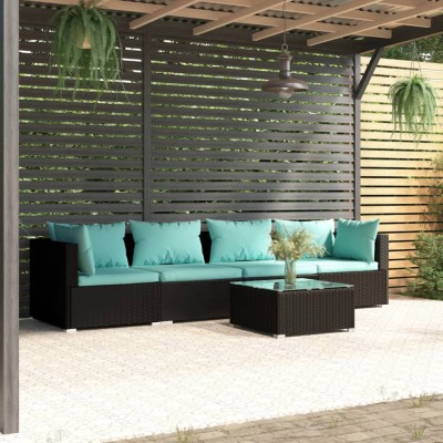 Garden set with cushions, 5...